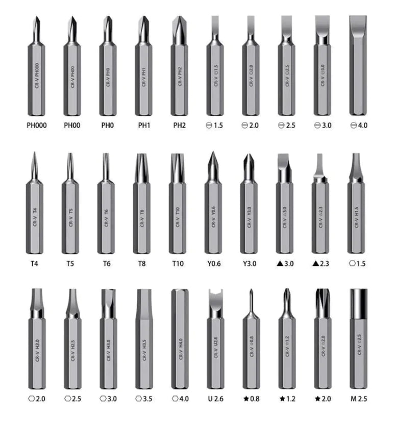 iPhone Smart Phone Open Hand Repair 32in1 Set of Screw Driver Tools Kit Set