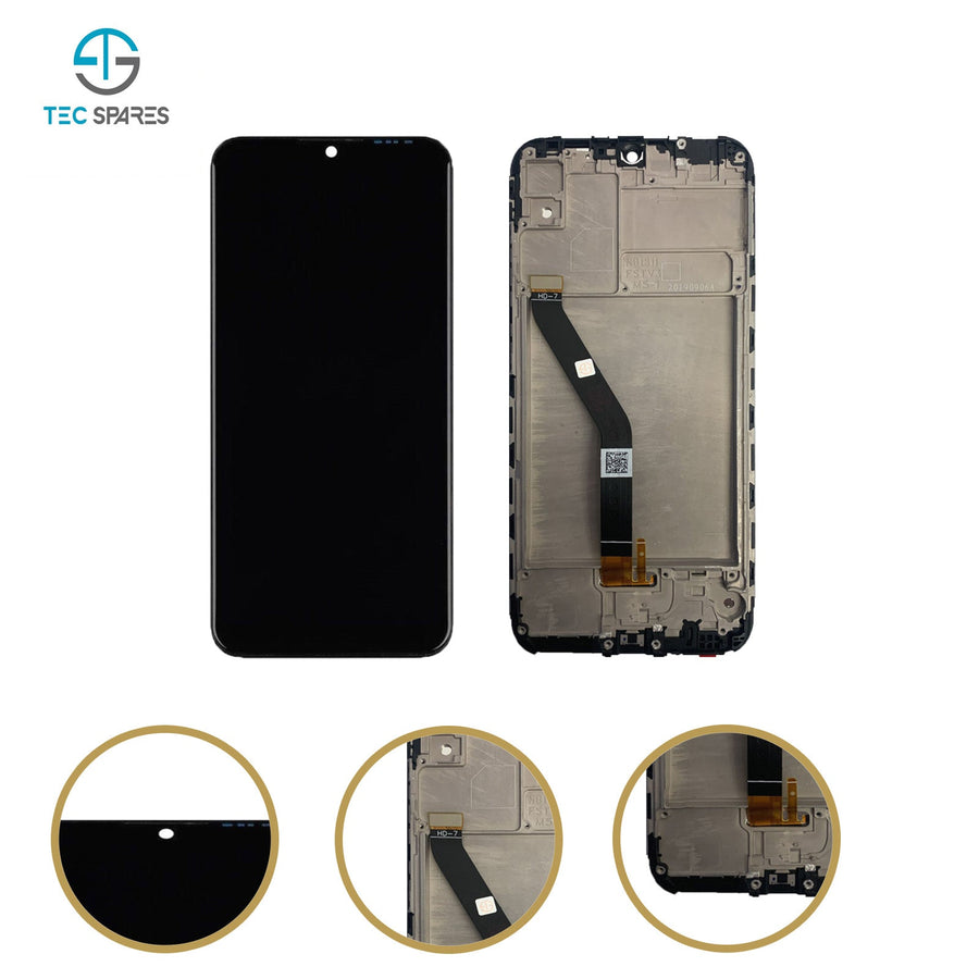 Huawei Y6 2019 MRD-LX1 LCD Replacement Touch Screen Digitizer Display Frame