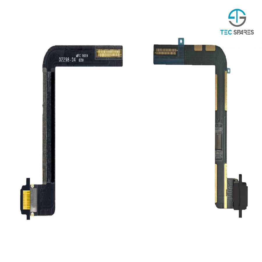 iPad 5th Gen 2017 Charging Port - Dock Connector Flex Cable Replacement Black
