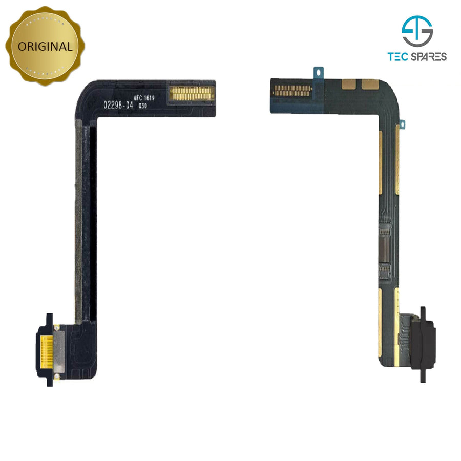 iPad 6th Gen 9.7 2018 Charging Port - Dock Connector Flex Cable Replacement - Black