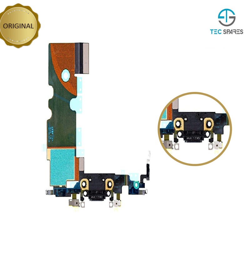 iPhone SE 2nd Gen 2020 USB Charging Port Dock Connector Mic Flex Cable - Black