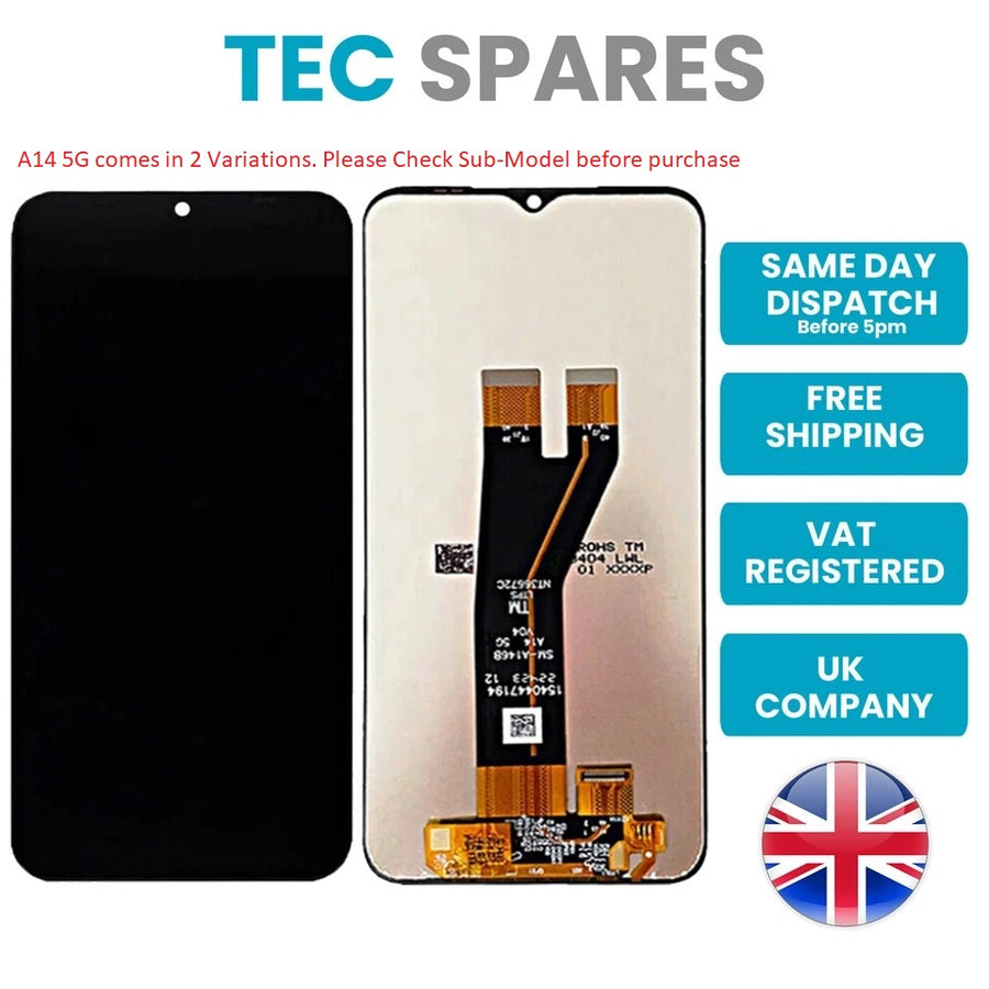 Samsung Galaxy A14 5G A145F A145G A145M A146B LCD Touch Display Screen