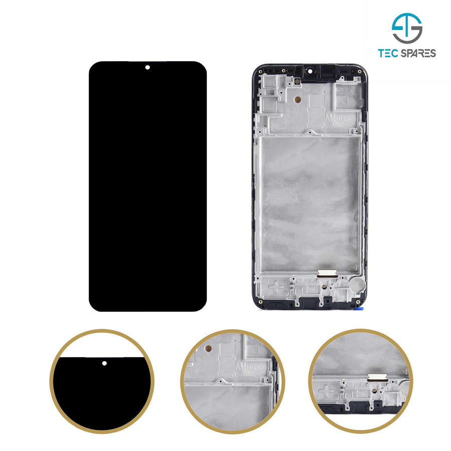 Samsung Galaxy A15 4G SM-A155F, SM-A155F/DSN Incell TFT LCD Screen Display Digitizer+Frame