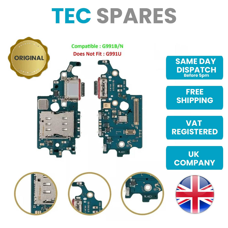 Samsung S21/5G SM-G991B/N - OEM USB-C Charging Port Dock Connector PCB Board