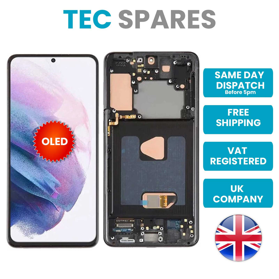 Samsung Galaxy S21 Plus 5G SM-G996 LCD Screen Display Digitizer OLED +Frame