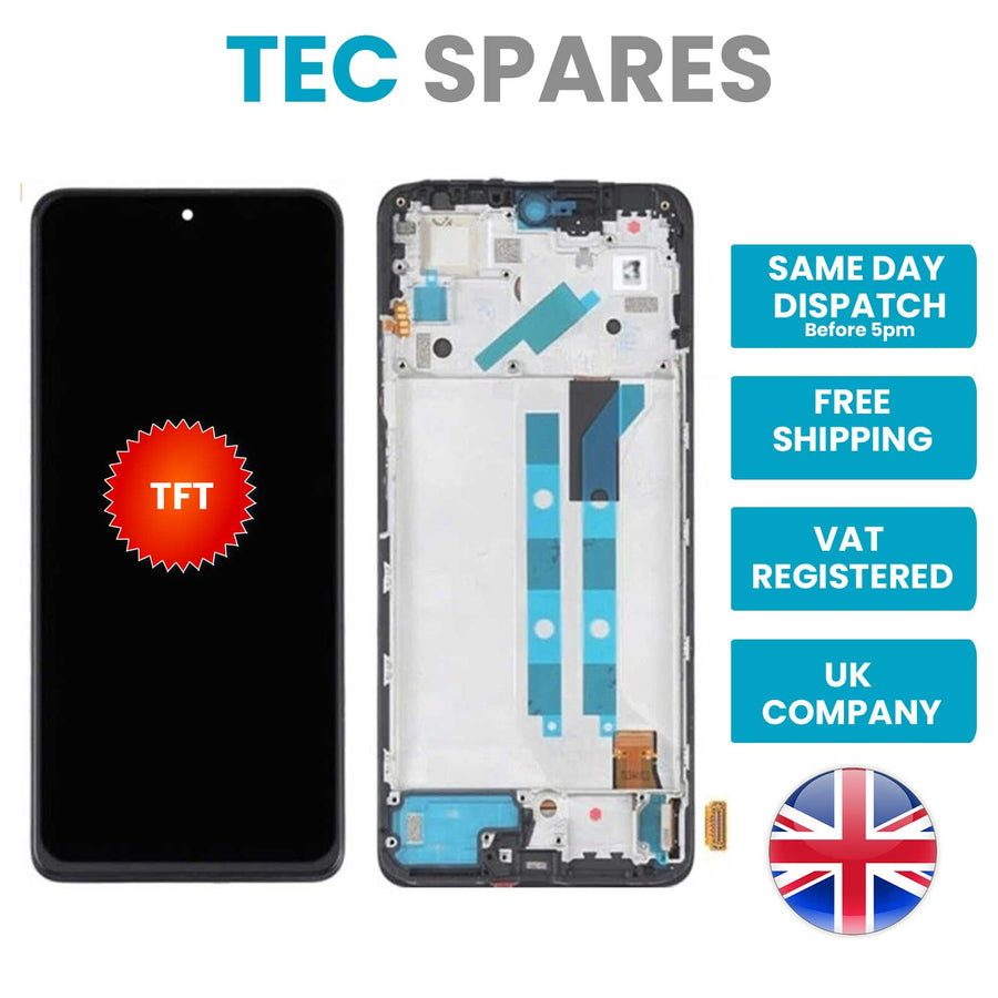 Redmi Note 11 Pro 5g / Xiaomi Poco X4 Pro 5G TFT LCD Screen Display Touch + Frame