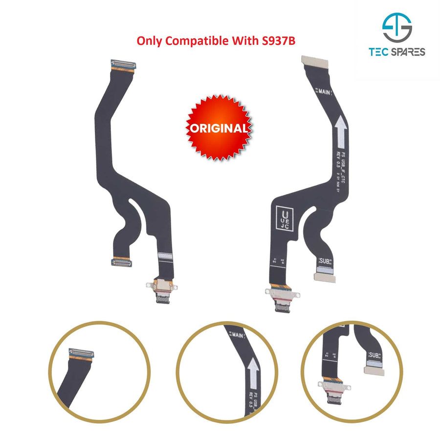 Samsung Galaxy S25 EDGE S937B Original Charging Port Connector Flex EU Version Support