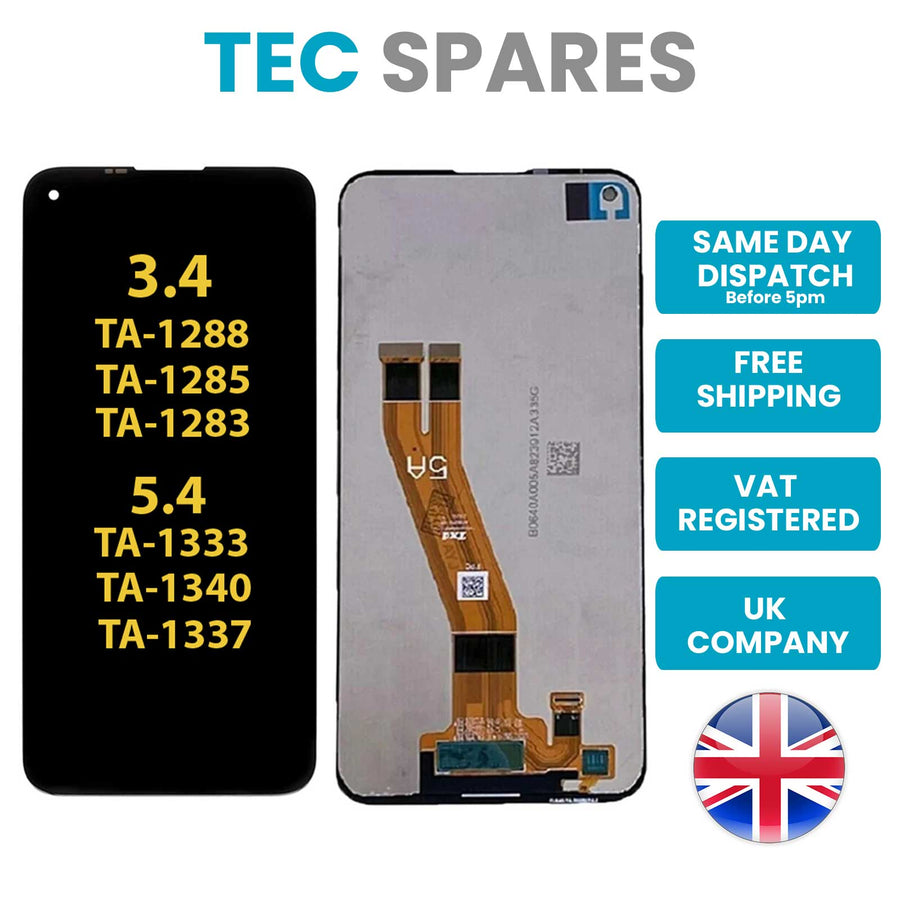 Nokia 3.4/5.4 TA-1288/1285/1283/1333/1340 LCD Display Screen Digitizer Assembly