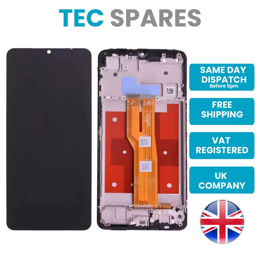 Samsung Galaxy A07 4G SM-A075B, SM-A075B/DS, SM-A075F LCD Display Screen Frame