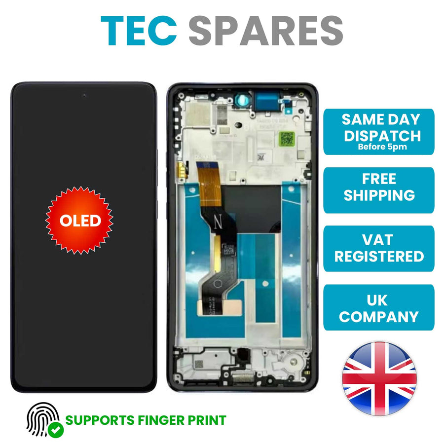 Motorola Moto G86 XT2527-2 Replacement OLED LCD Touch Screen Display FRAME