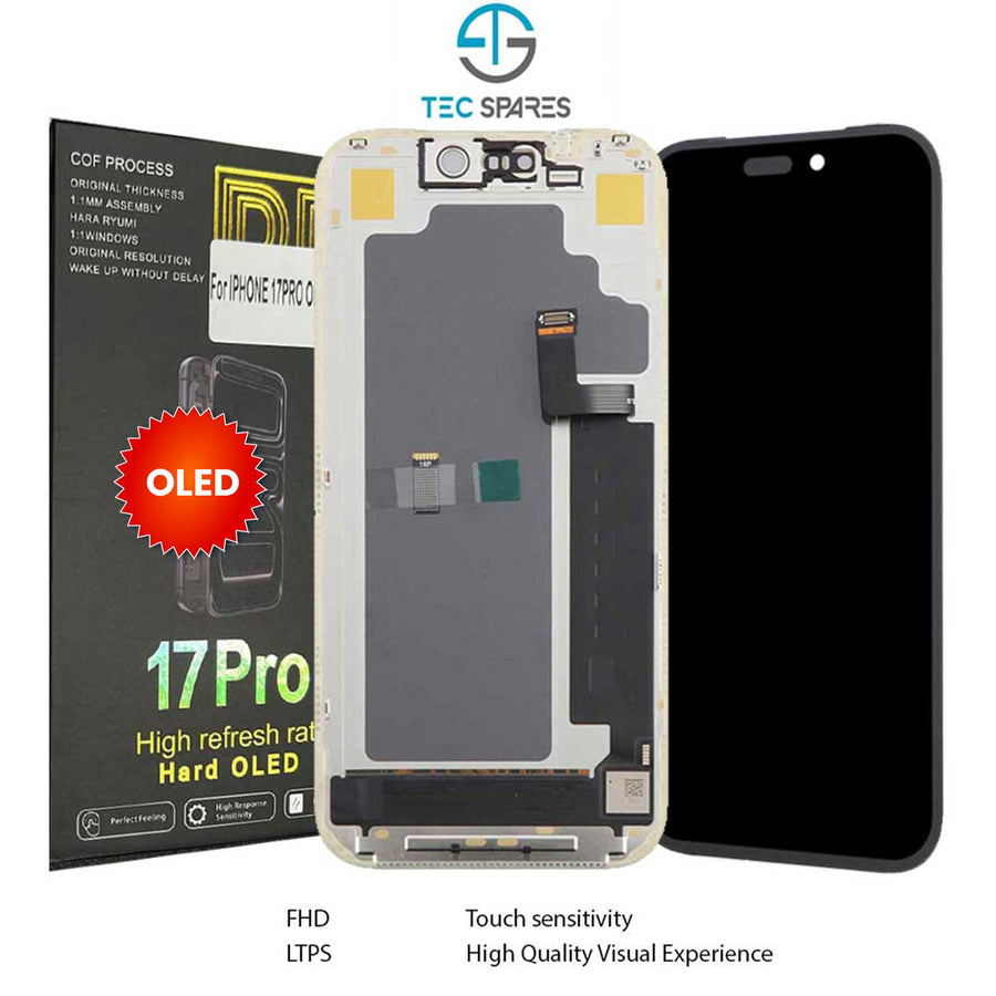 iPhone 17 PRO MAX A3526, A3257 Hard OLED LCD Display Touch Screen Replacement