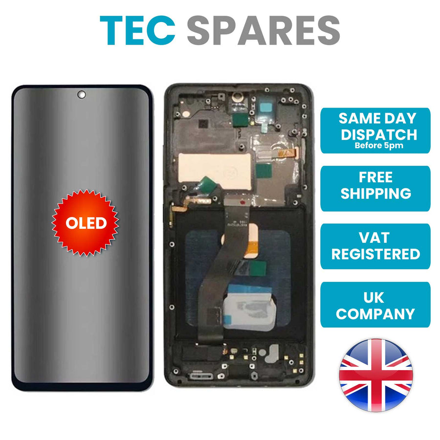 Samsung Galaxy S21 Ultra 5G SM-G998 LCD Screen Display Digitizer OLED +Frame