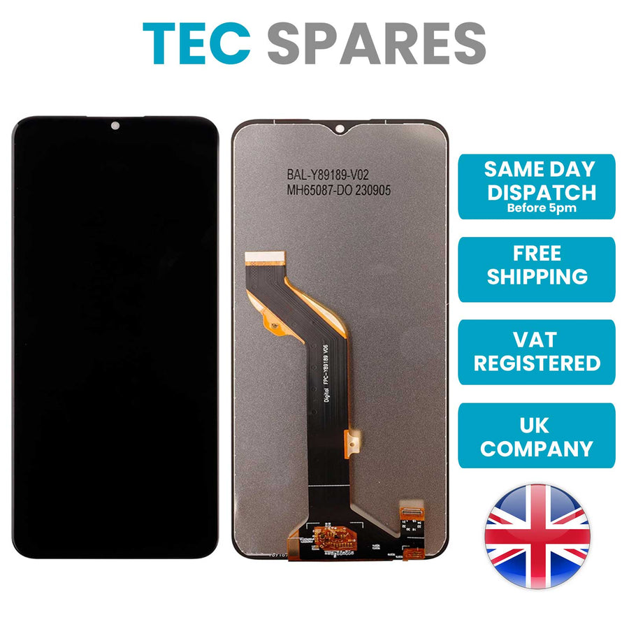 TCL 406 T506K Complete LCD Touch Screen Display Digitizer Replacement