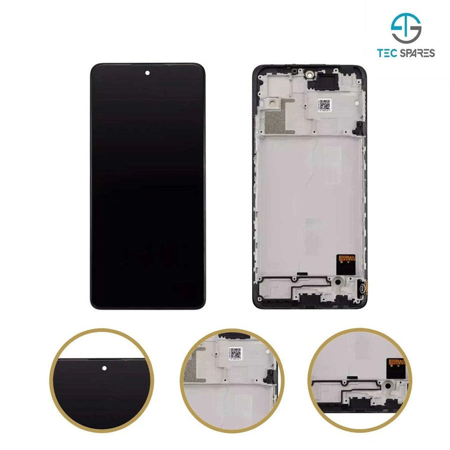 Xiaomi Redmi Note 10 Pro M2101K6G, M2101K6R TFT LCD Display Touch Screen Digitizer Assembly +Frame