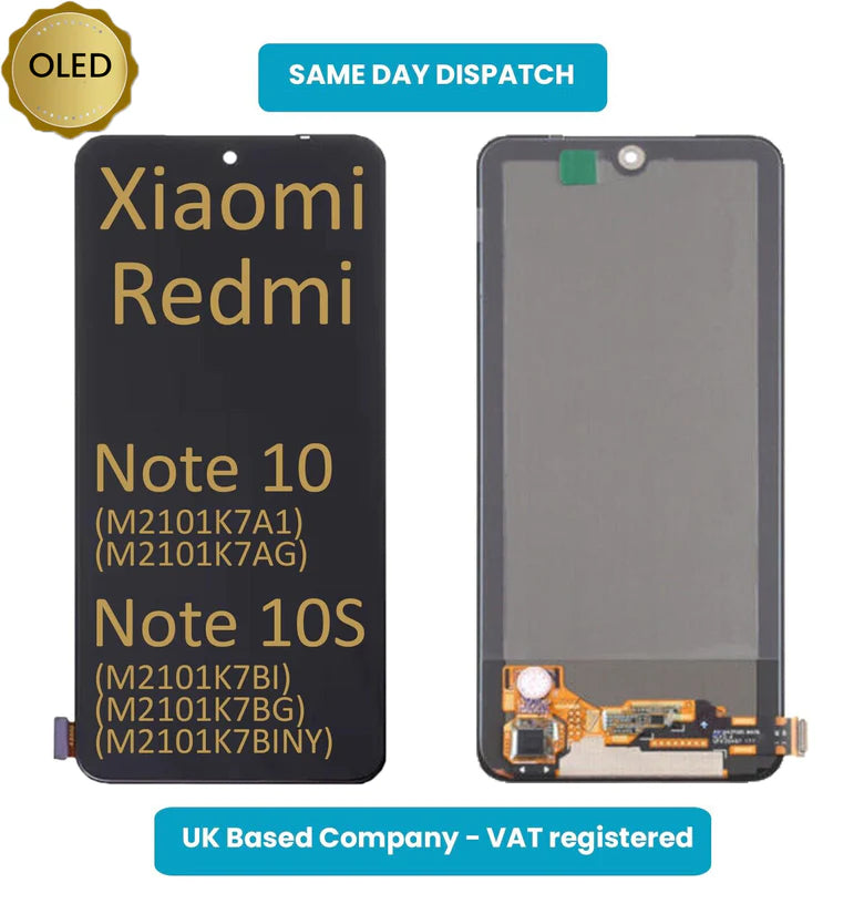 Oled Screen Original Size For Xiaomi Redmi Note 10 Note 10S 4G Premium Quality