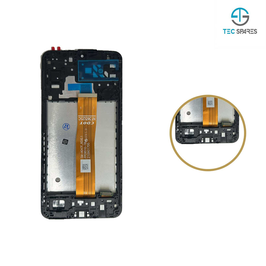 Samsung Galaxy A04S SM-A047F LCD Display Touch Screen Digitizer Replacement + Frame