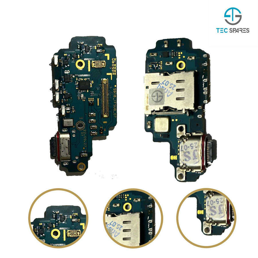Samsung Galaxy S23 ULTRA S918B Genuine Charging Port Dock Connector Flex