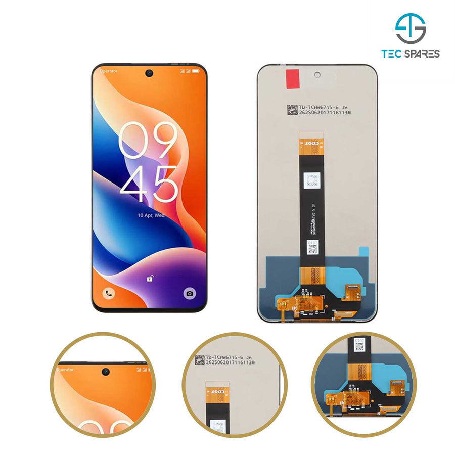 TCL 605 T517D LCD Display Touch Screen Digitizer Replacement - UK Stock