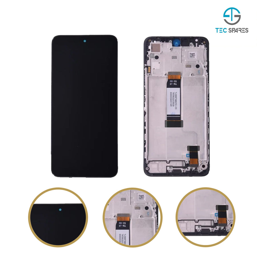 Xiaomi Redmi 12 5g 23076RN4BI LCD Screen Display Touch Replacement FRAME