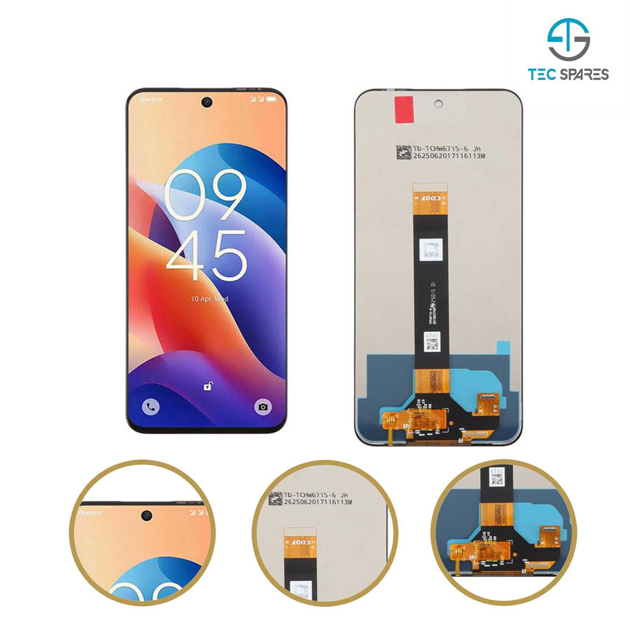 TCL 60 SE T517H LCD Touch Screen Display Digitizer Replacement - UK Stock