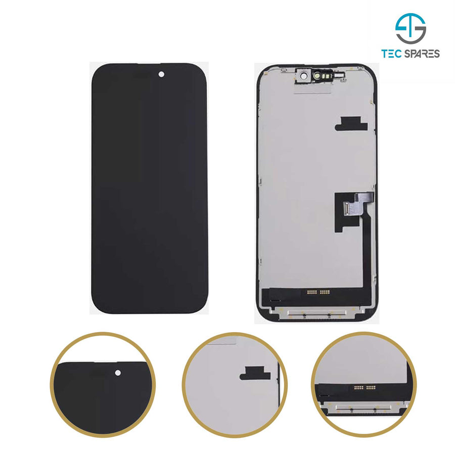 iPhone 16 PRO A3293, A3083, A3292 Soft OLED LCD Display Touch Screen Digitizer Replacement