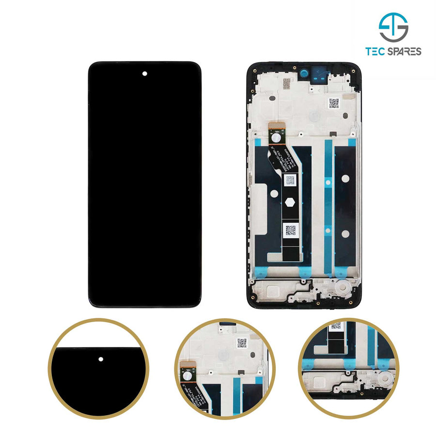 Motorola Moto G05 XT2523 Replacement LCD Display Touch Screen Digitizer W/ Frame