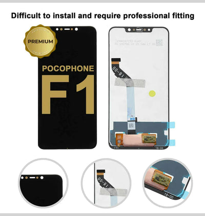 Xiaomi PocoPhone F1 LCD Screen Replacement Touch Digitizer Display Black