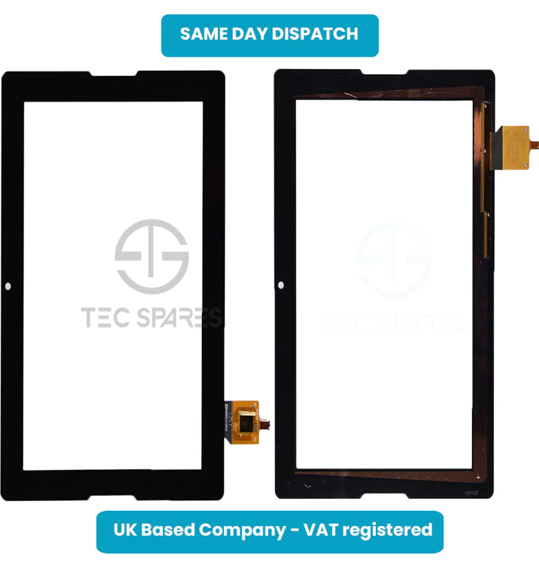 Lenovo A7600-F A7600-H Touch Screen Digitizer Glass A10-70 Replacement UK- Black