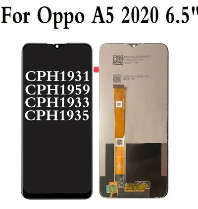 OPPO A5 2020 Lcd Display Touch Screen Digitizer Glass Assembly Replacement