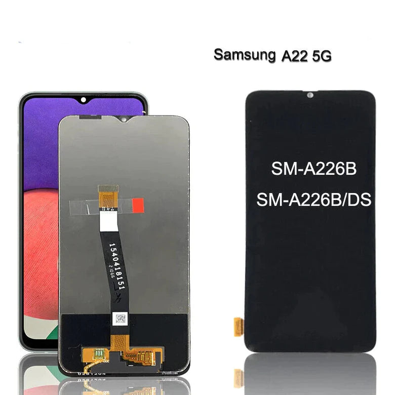 Samsung Galaxy A22 5G A226B LCD Replacement Touch Screen Digitizer Black W/O Frame