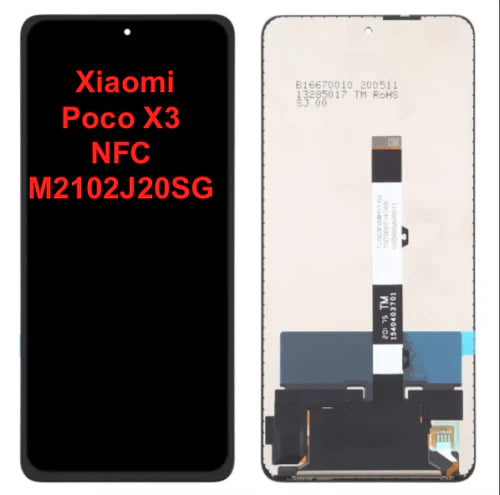 LCD Display Digitizer Touch Screen For Xiaomi Poco X3 NFC / X3 Pro / Mi 10T Lite M2102J20SG