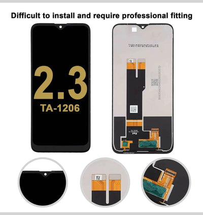 Lcd Screen For Nokia 2.3 TA1206 Display Touch Screen Digitizer Assembly BLACK