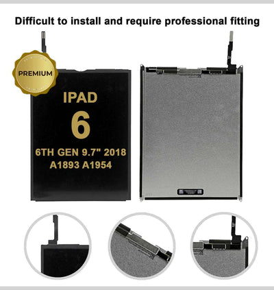 Internal Inner Lcd Display Screen Panel For iPad 6 6th Gen 9.7" 2018 A1893 A1954