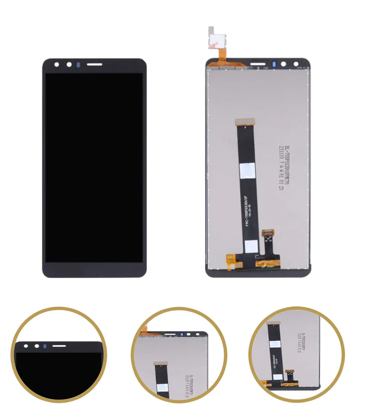 Nokia C01 Plus TA1383 TA-1387 LCD Display Touch Screen Digitizer Replacement