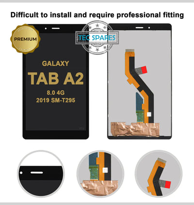 LCD Screen and Digitizer for Samsung Galaxy Tab A 8.0 4G (2019) SM-T295 Black
