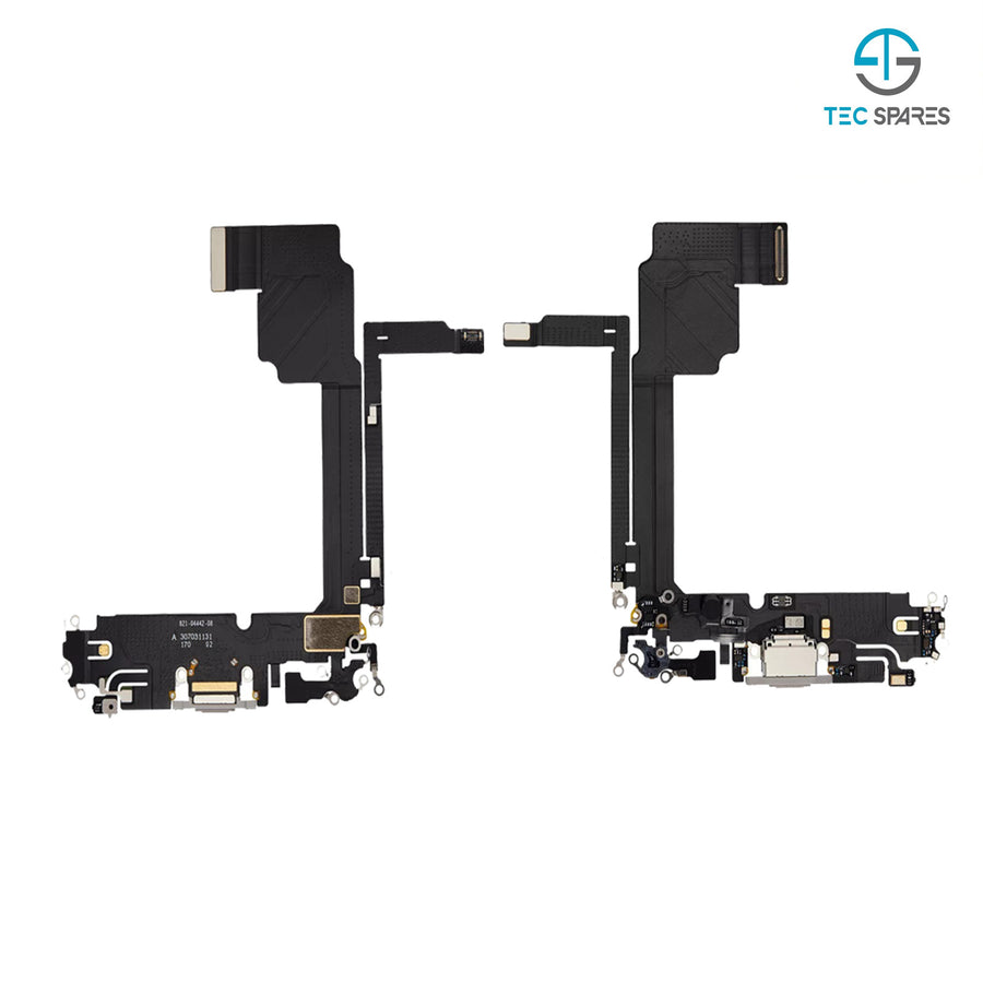 iPhone 15 Pro Max Charging Port Dock Connector Flex Cable Microphone Replacement