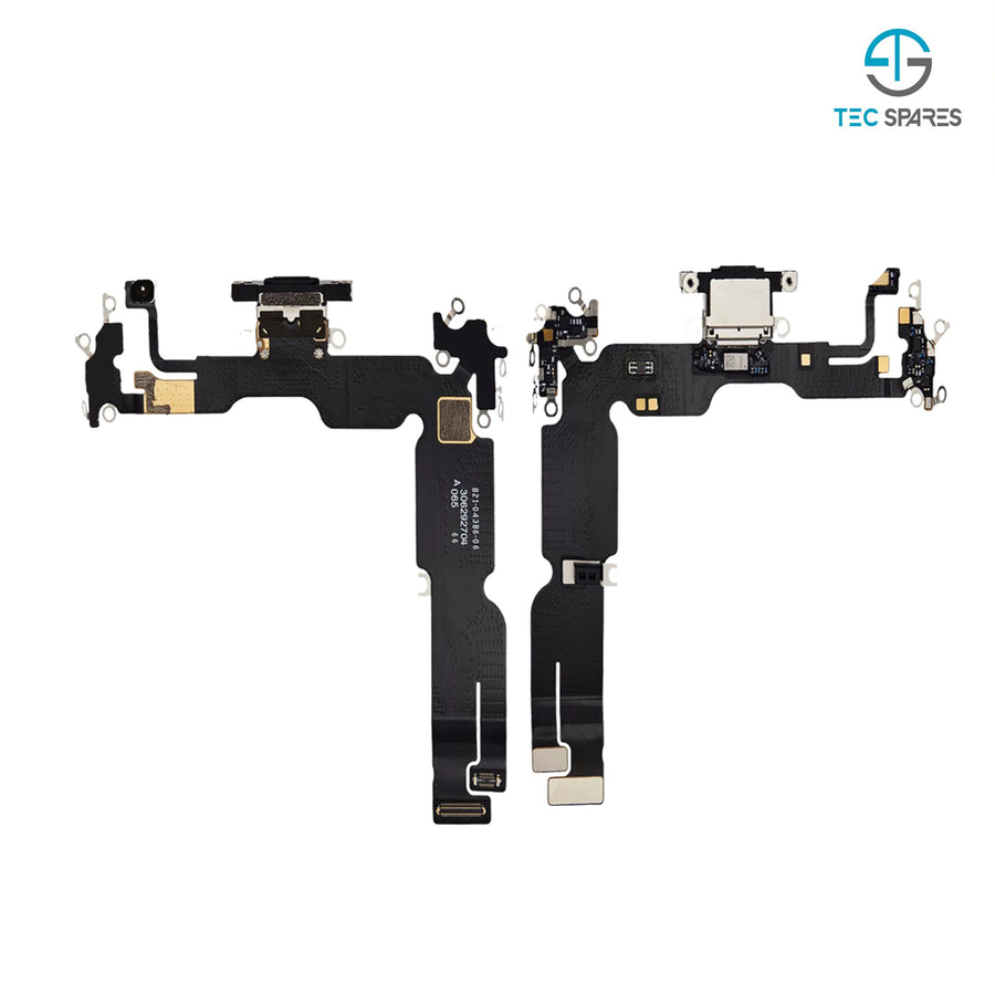 iPhone 15 Plus Charging Port Dock Connector Flex Cable Microphone Replacement