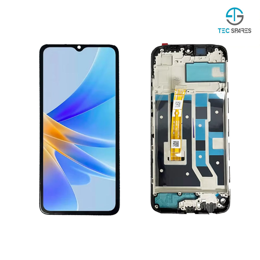OPPO A17 CPH2477 Replacement LCD Display Touch Screen Digitizer Assembly +Frame