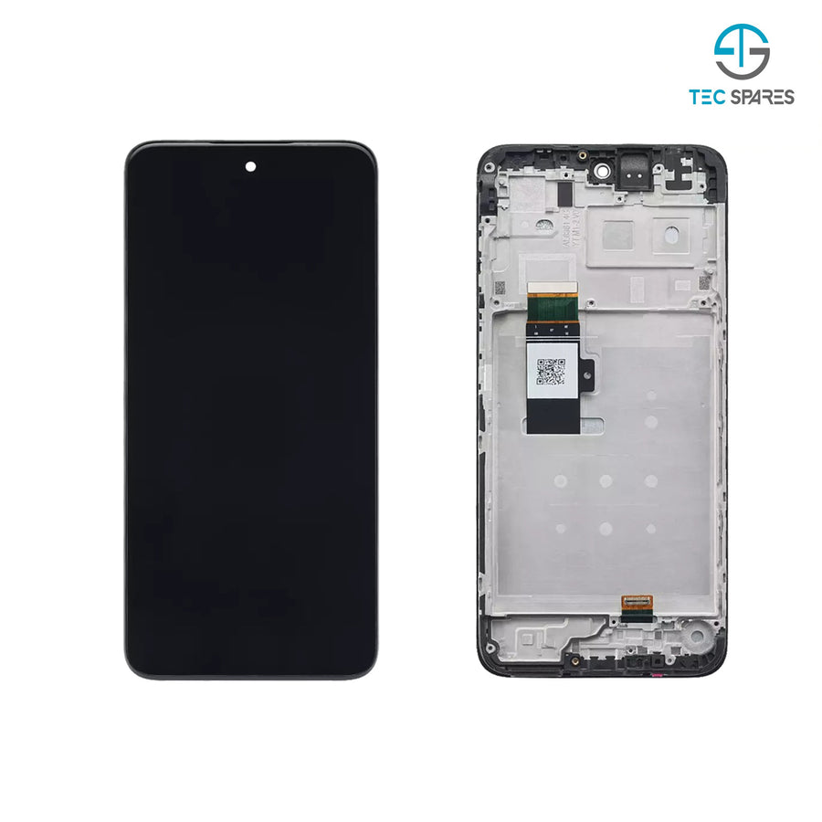 For Moto Motorola Moto G13 2023 XT2331-2 LCD Display Screen Digitizer + Frame