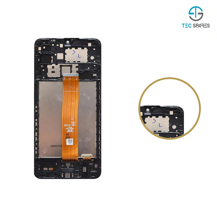 Samsung Galaxy A12 2021 SM-A125F A125M LCD Display Touch Screen + FRAME