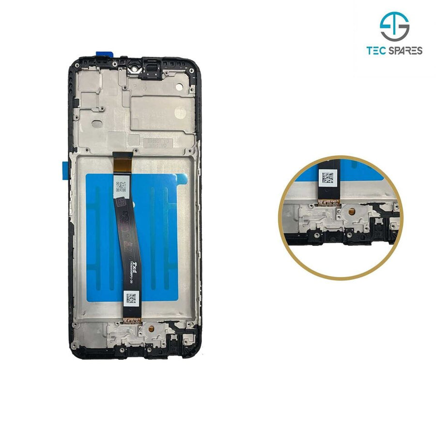 Samsung Galaxy A22 A226 5G LCD Touch Screen Digitizer Replacement + Frame Black