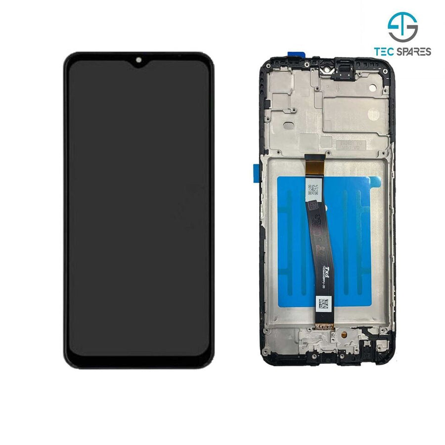 Samsung Galaxy A22 A226 5G LCD Touch Screen Digitizer Replacement + Frame Black