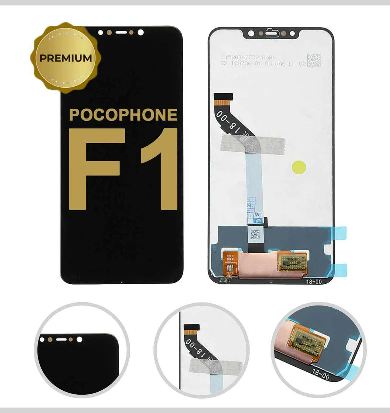 Xiaomi PocoPhone F1 LCD Screen Replacement Touch Digitizer Display Black