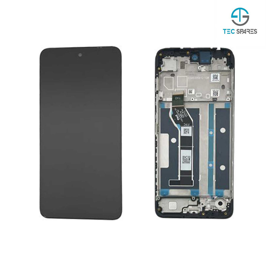 Motorola Moto E15 2025 XT2523 Replacement LCD Display Touch Screen Digitizer + Frame