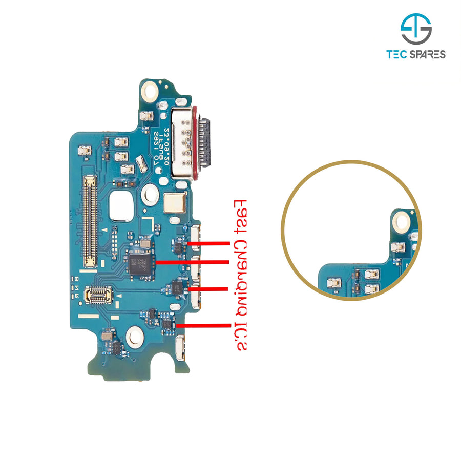 Samsung Galaxy S24 5G SM-S921B Charging Charge Port Dock Board PCB Microphone