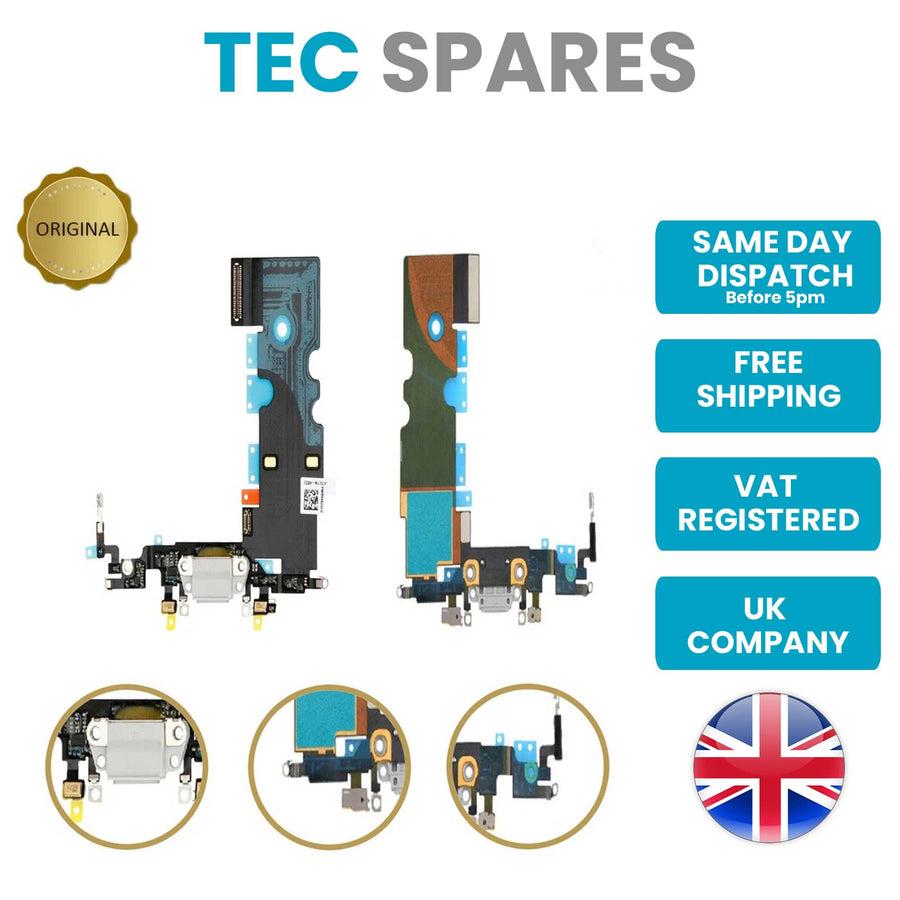 iPhone SE 2nd Gen 2020 USB Charging Port Dock Connector Mic Flex Cable - White
