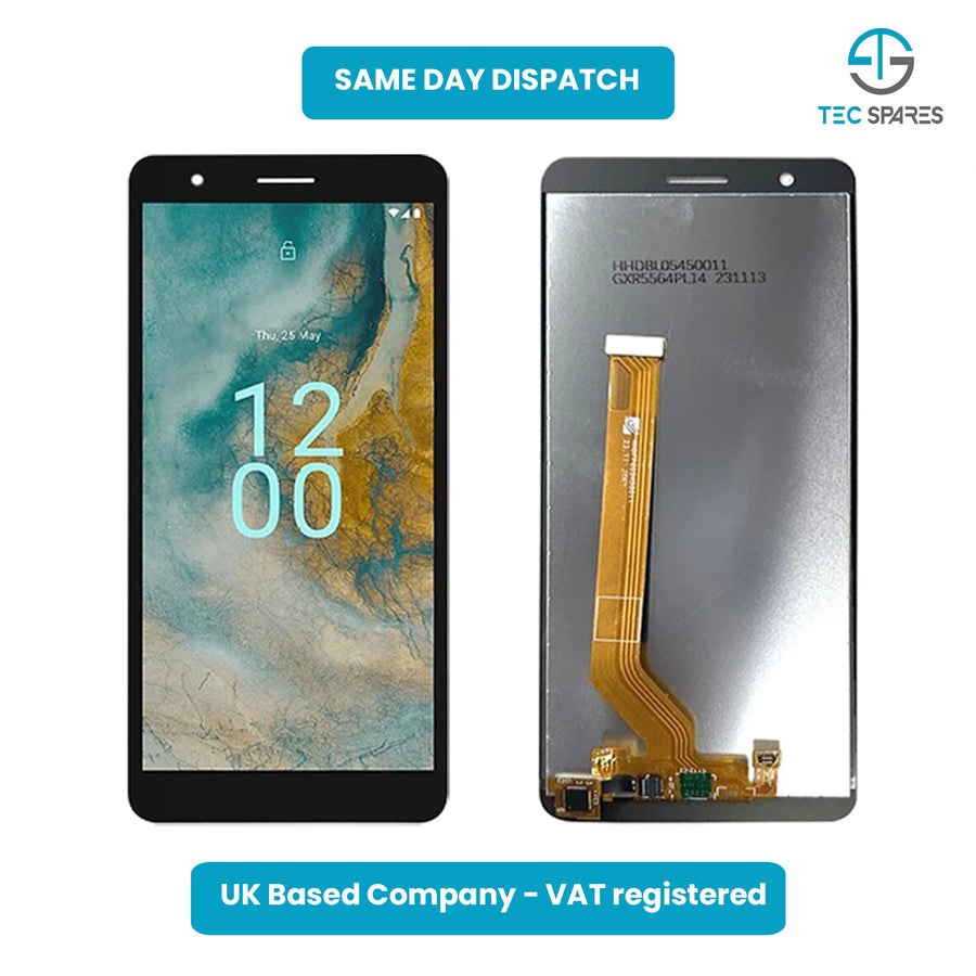 Nokia C02 2023 LCD Screen Display Touch Screen Digitizer Replacement