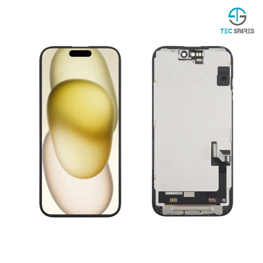 For iPhone 15 LCD OLED Display Touch Screen Digitizer Replacement