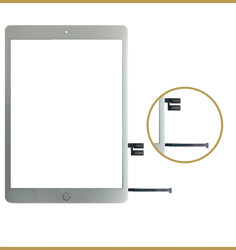 iPad 8th Gen A2270 A2428 Touch Screen Digitizer With H/Button White 2020