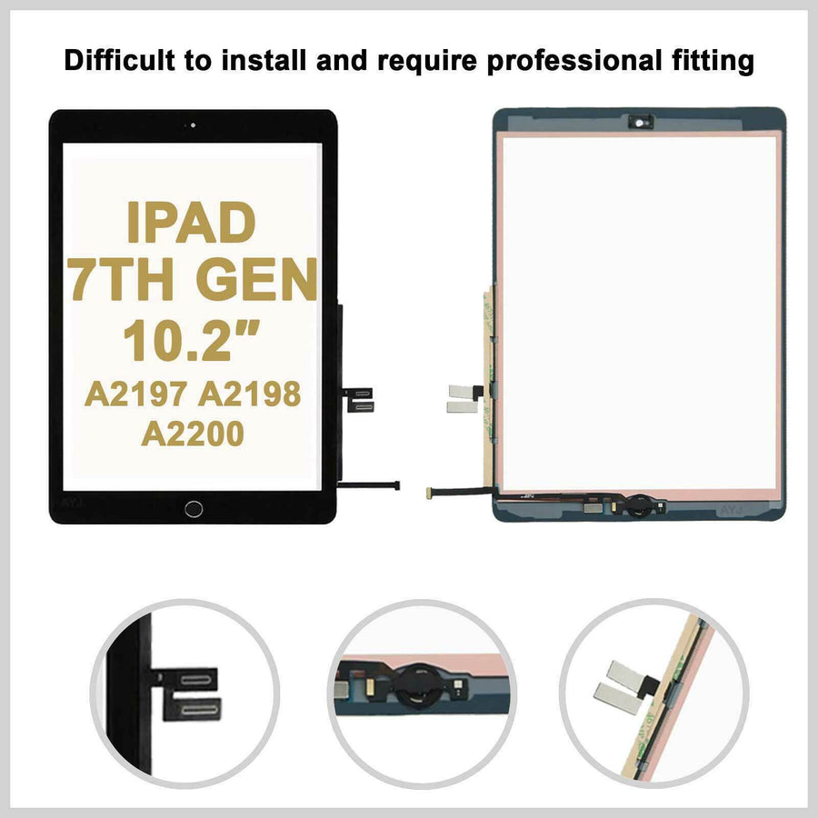 Black iPad 2019 7th Gen 10.2
